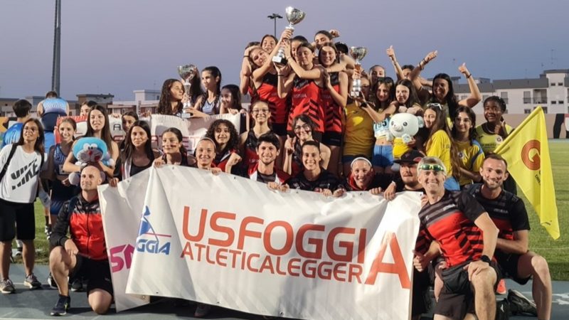 Atletica, l’US Foggia trionfa ai Campionati regionali di Società nella categoria Under 16