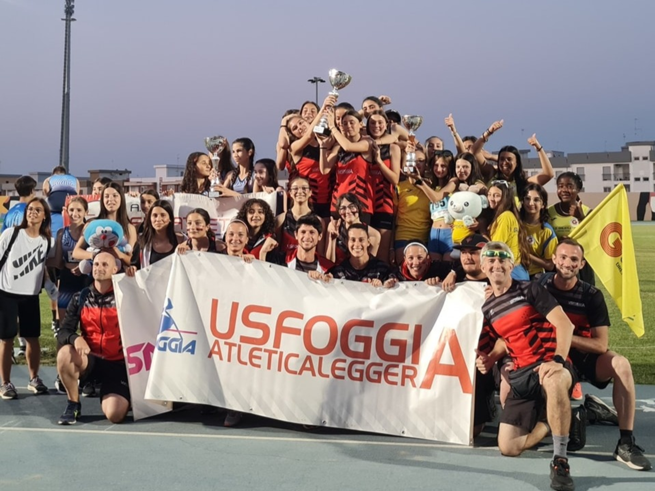 Atletica, l’US Foggia trionfa ai Campionati regionali di Società nella categoria Under 16
