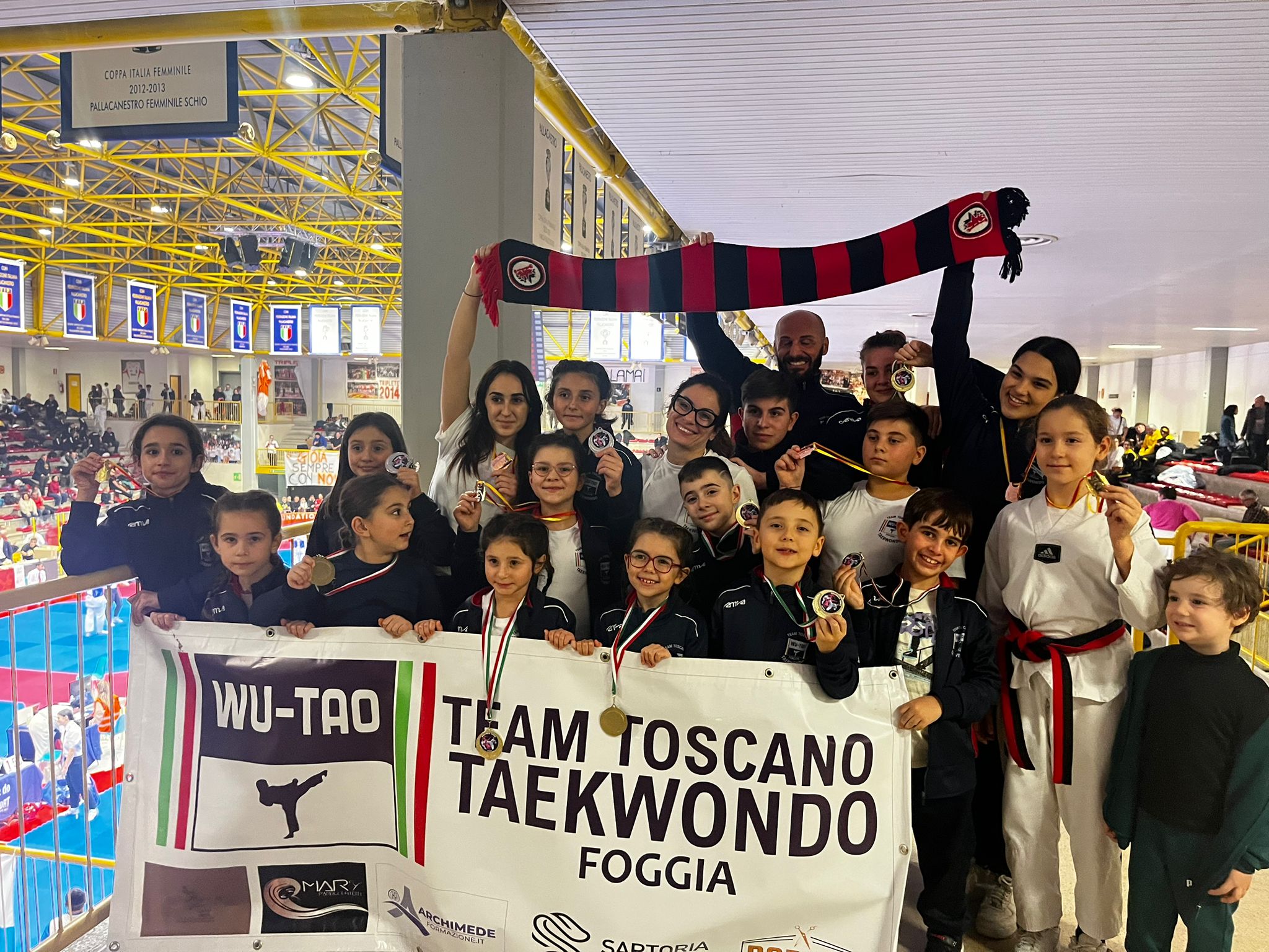 La scuola foggiana di Taekwondo ‘ASD Wu Tao’ si tinge d’oro al Dolomiti Open 2023