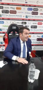 La conferenza stampa del Presidente del Calcio Foggia 19120 Canonico