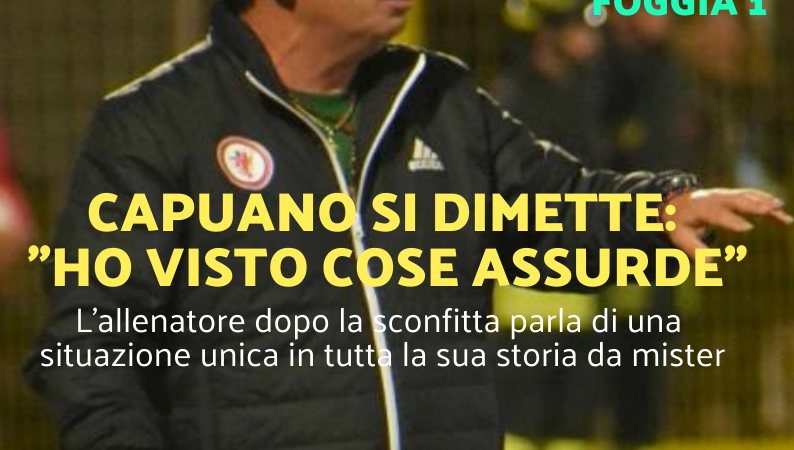 Lo Zac del 27 ottobre 2024. Sorrento 2-1 Foggia. Capuano si dimette: “Ho visto cose assurde”