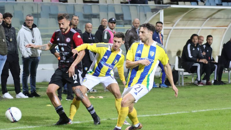 Brutta sconfitta con l’Audace Cerignola (0-1).