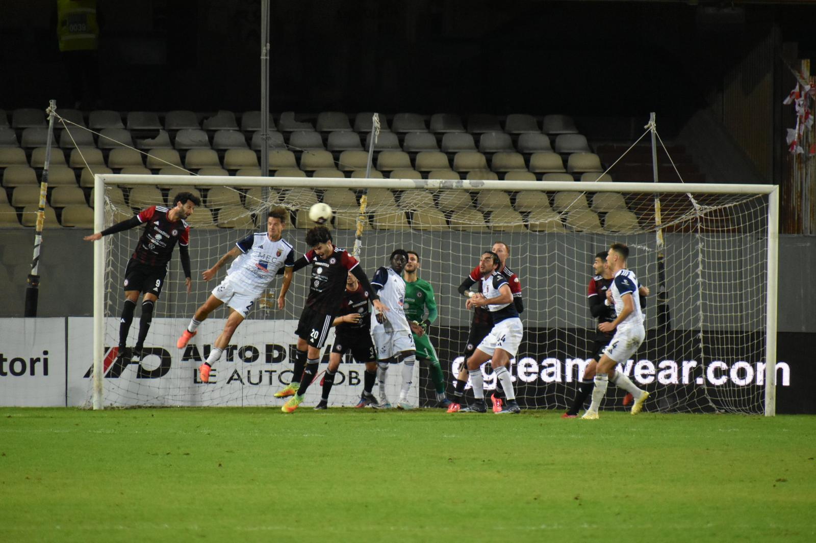 Pari con la Casertana (0-0) che non serve a molto