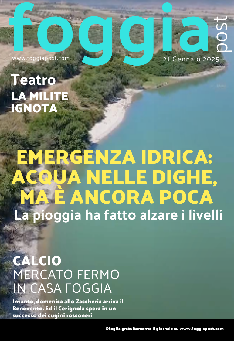 Foggia Post 21 gennaio 2025. Sfoglia gratuitamente il giornale