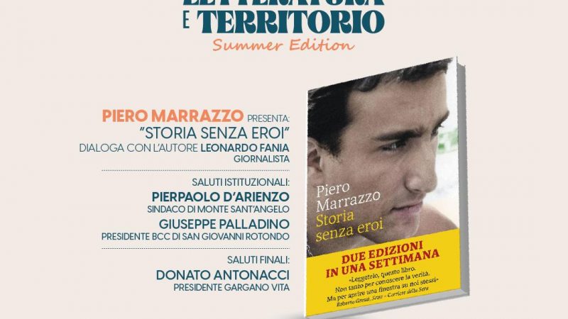 Piero Marrazzo a Monte Sant’Angelo per la rassegna della BCC “Letteratura e Territorio”