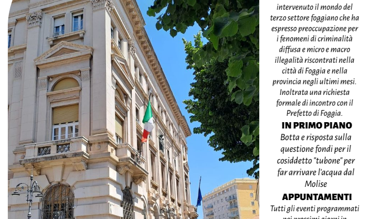 Foggia Post 5 agosto 2025. Sfoglia gratuitamente il giornale