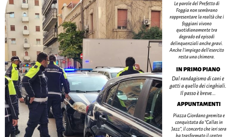 Foggia Post 29 agosto 2025. Sfoglia gratuitamente il giornale