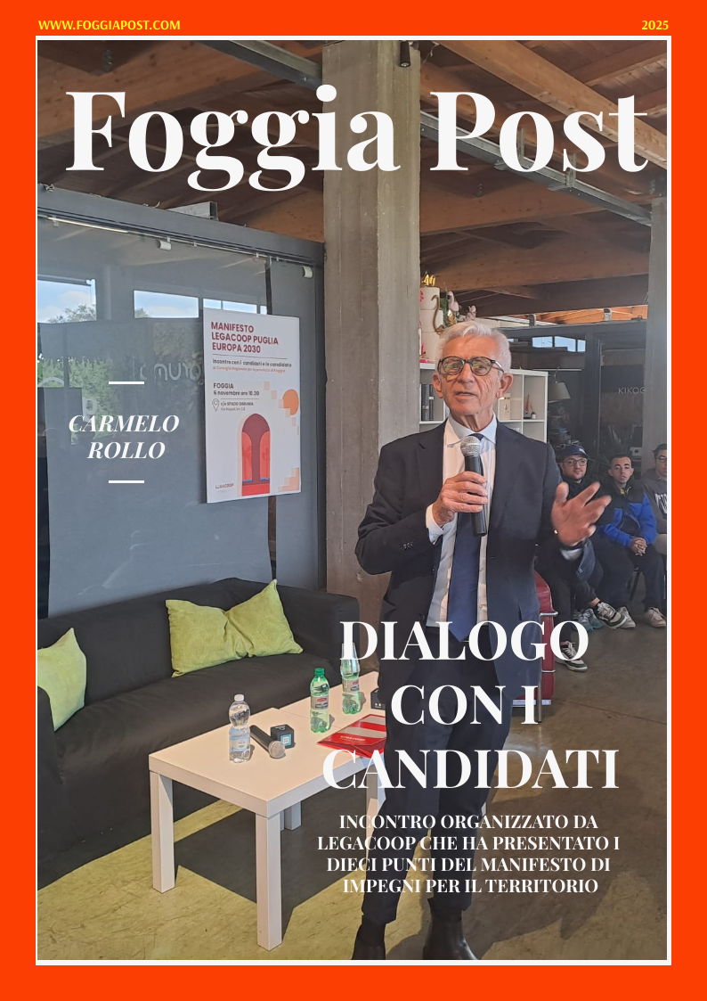 Foggia Post 6 novembre 2025. Sfoglia gratuitamente il giornale