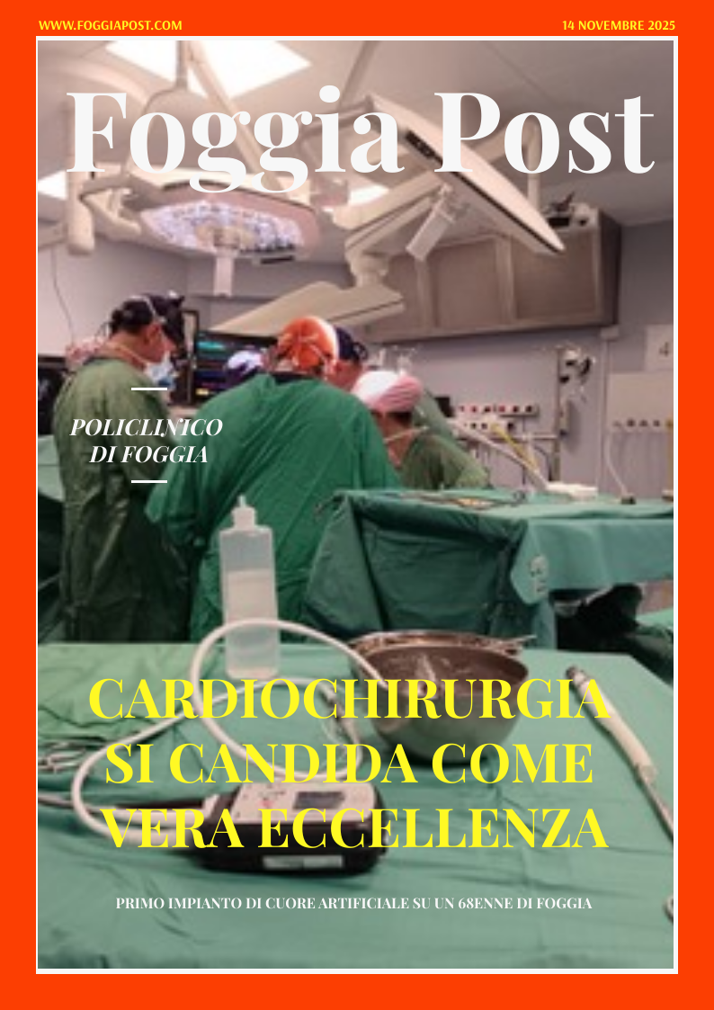 Foggia Post 14 novembre 2025. Sfoglia gratuitamente il giornale