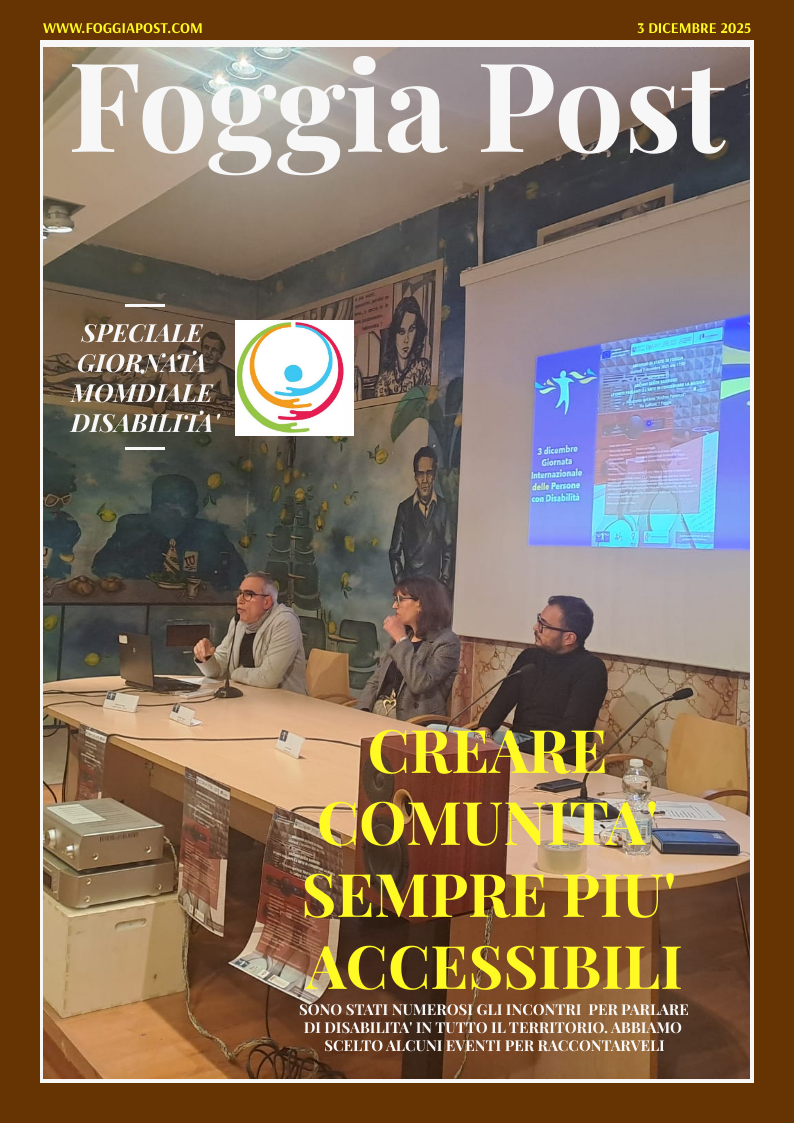 Foggia Post 3 dicembre 2025. Sfoglia gratuitamente il giornale