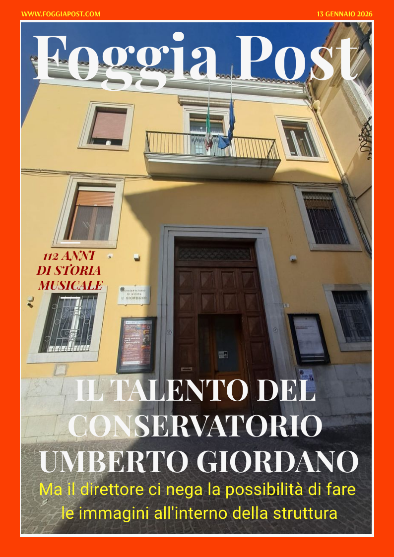 Foggia Post 13 gennaio 2026. Sfoglia gratuitamente il giornale