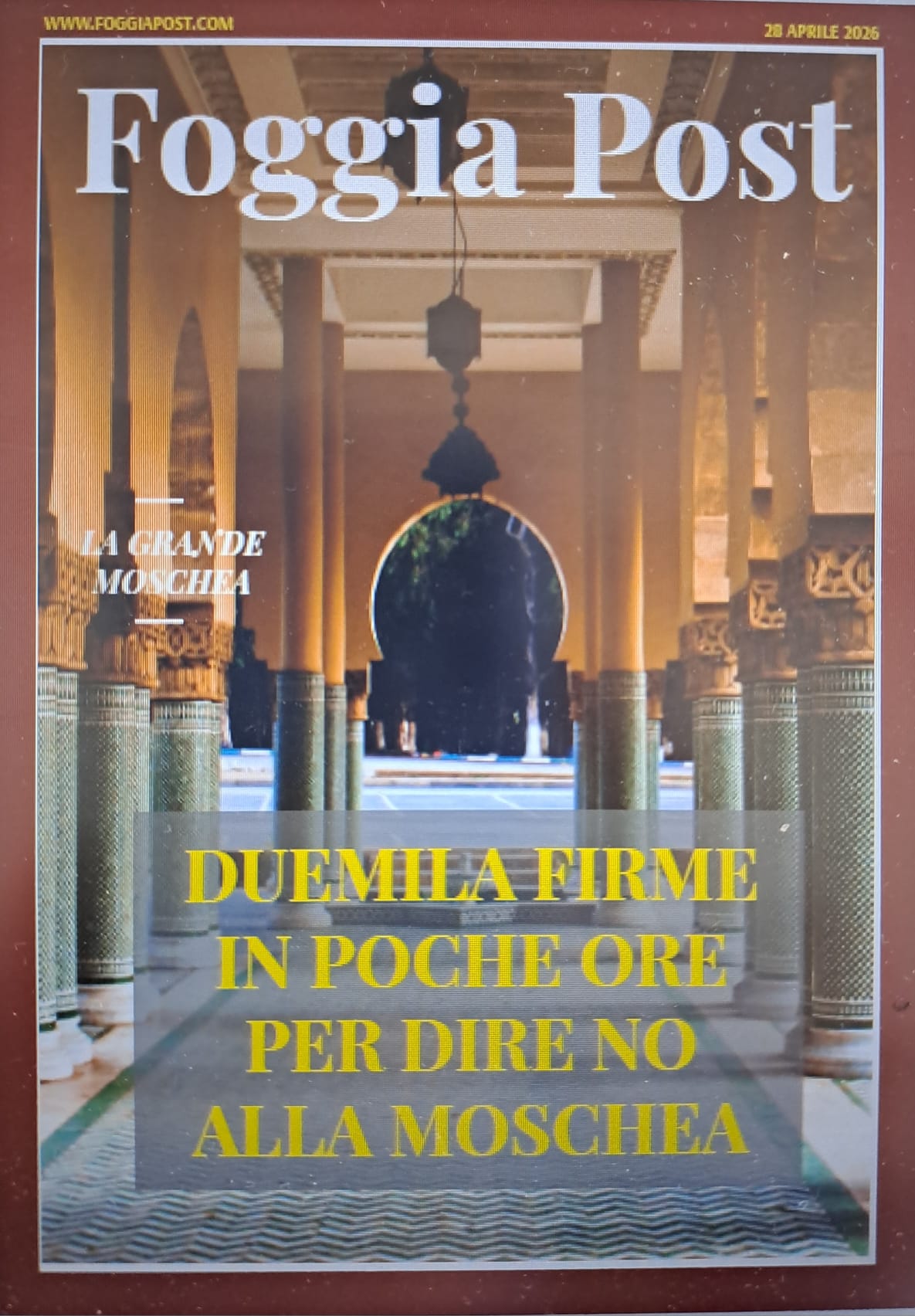 Foggia Post 28 aprile 2026. Sfoglia gratuitamente il giornale
