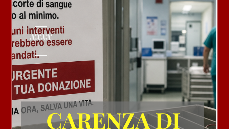 Foggia Post 24 luglio 2026. L’appello dell’Avis per la carenza di sangue