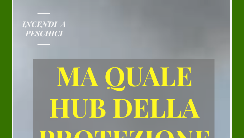 Foggia Post 29 luglio 2026. Gino Lisa: Altro che hub regionale della Protezione Civile