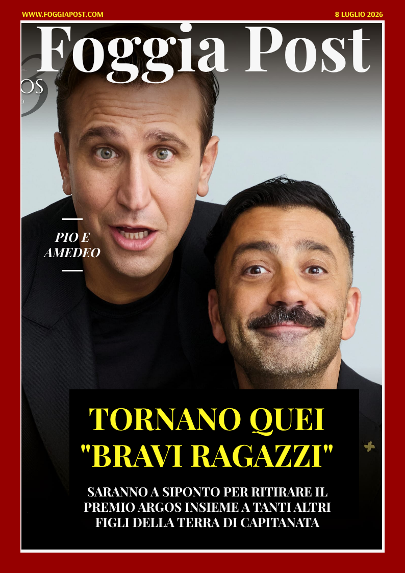 Foggia Post 8 luglio 2026. All’interno ampia pagina sportiva