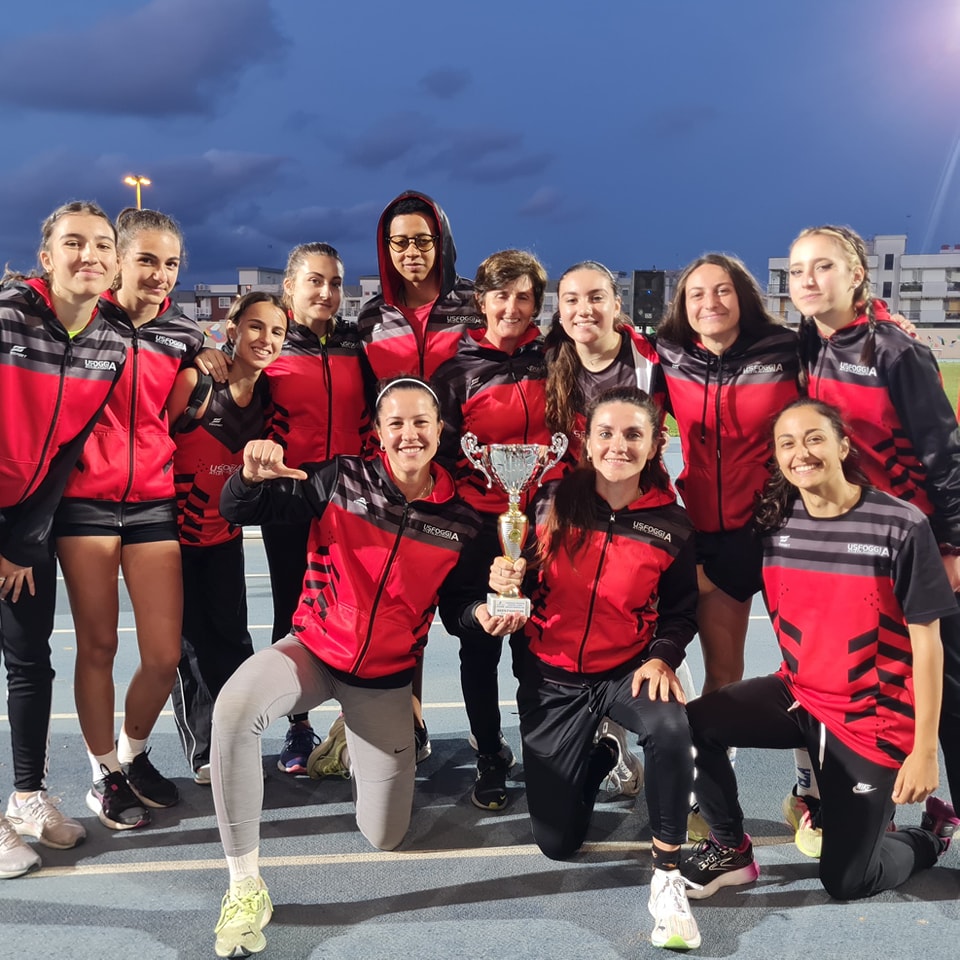 Atletica leggera, campionati di società: l’US Foggia femminile vice campione regionale