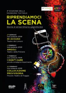 “Riprendiamoci la scena”, terza edizione della rassegna teatrale