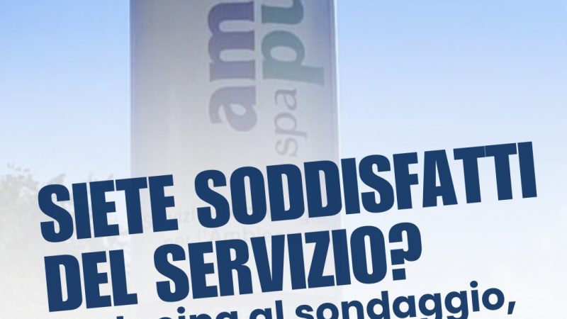 Partecipa al sondaggio per dire come la pensi sul servizio offerto da AMIU nella gestione dei rifiuti