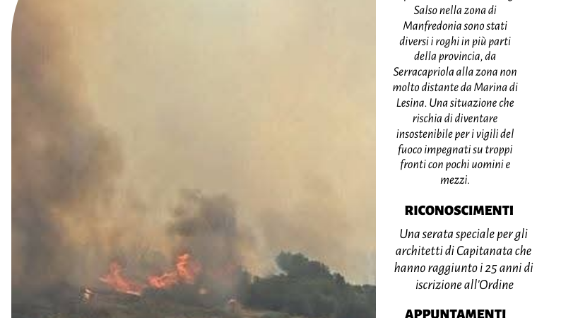Foggia Post 21 luglio 2025. Sfoglia gratuitamente il giornale