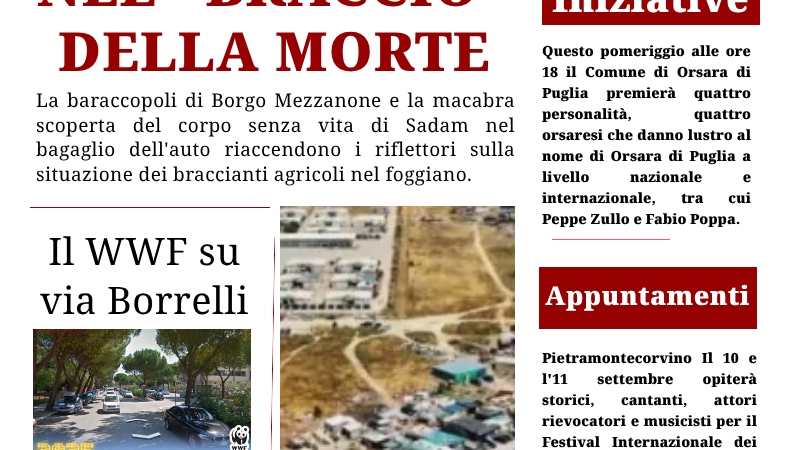 Foggia Post 25 agosto 2026. Il “Braccio della morte” per i migranti