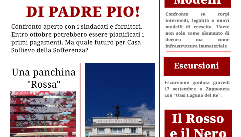 Foggia Post 15 settembre 2026. Quale futuro per Casa Sollievo della Sofferenza?