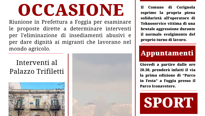 Foggia Post 17 settembre 2026. Fondi per eliminare gli insediamenti abusivi e per dare dignità al lavoro nei campi