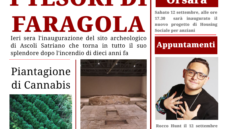 Foggia Post 8 Settembre 2026. Alla riscoperta di Villa Faragola e del suo splendore